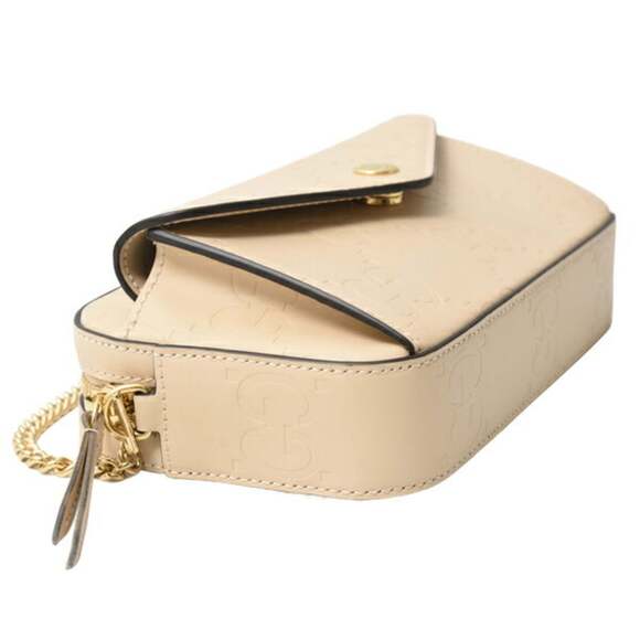 GUCCI Authentic Cream Leather Shoulder Bag - Picture 3 of 10